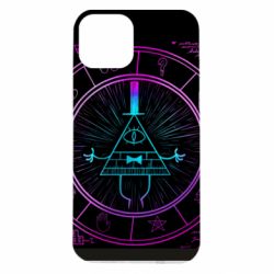 Чехол для iPhone 14 Neon Bill Cipher - PrintSalon