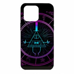 Чехол для iPhone 14 Pro Max Neon Bill Cipher - PrintSalon
