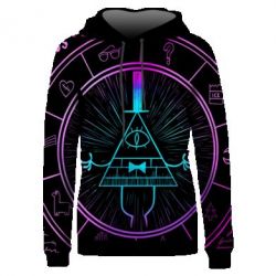 Жіноче 3D худі Neon Bill Cipher-PrintSalon Жіноче 3D худі Neon Bill Cipher