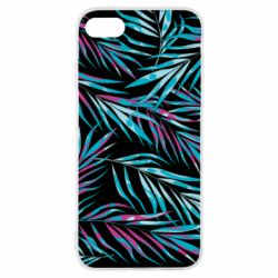 Чохол для iPhone SE 2022 Neon Palm Leaves - PrintSalon