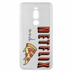Чехол для Meizu Note 8 Netflix and pizza - PrintSalon