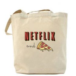 Шоппер Netflix and pizza - PrintSalon