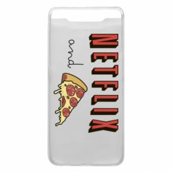Чехол для Samsung A80 Netflix and pizza - PrintSalon