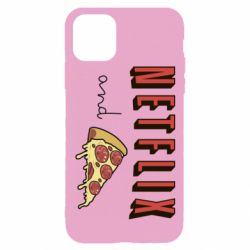 Чехол для iPhone 11 Pro Netflix and pizza - PrintSalon