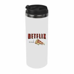 Термокружка Netflix and pizza - PrintSalon