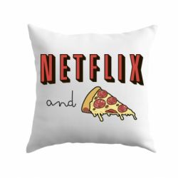 Подушка Netflix and pizza - PrintSalon