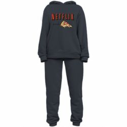 Женский костюм Netflix and pizza - PrintSalon