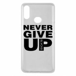 Чехол для Samsung A10s Never give up 1 - PrintSalon
