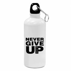Фляга Never give up 1 - PrintSalon