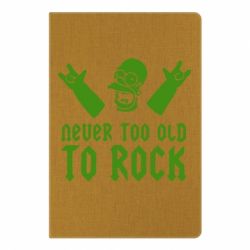 Блокнот с принто Never old to rock (Gomer) - PrintSalon
