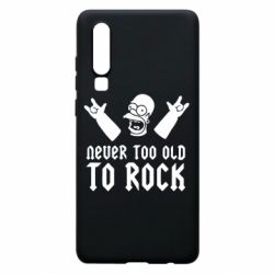 Чехол для Huawei P30 Never old to rock (Gomer) - PrintSalon