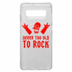 Чехол для Samsung S10+ Never old to rock (Gomer) - PrintSalon