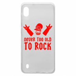Чехол для Samsung A10 Never old to rock (Gomer) - PrintSalon