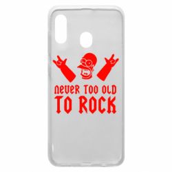 Чехол для Samsung A30 Never old to rock (Gomer) - PrintSalon