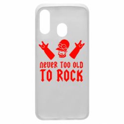 Чехол для Samsung A40 Never old to rock (Gomer) - PrintSalon