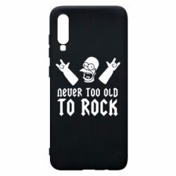 Чехол для Samsung A70 Never old to rock (Gomer) - PrintSalon