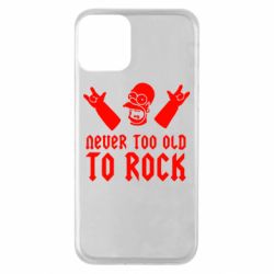 Чехол для iPhone 11 Never old to rock (Gomer) - PrintSalon