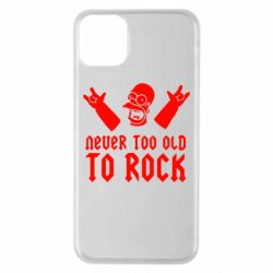 Чехол для iPhone 11 Pro Max Never old to rock (Gomer) - PrintSalon