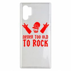 Чехол для Samsung Note 10 Plus Never old to rock (Gomer) - PrintSalon