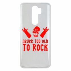 Чехол для Xiaomi Redmi Note 8 Pro Never old to rock (Gomer) - PrintSalon