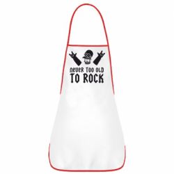 Фартук Never old to rock (Gomer) - PrintSalon