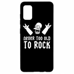 Чехол для Samsung A41 Never old to rock (Gomer) - PrintSalon