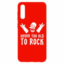 Чохол для Samsung A50 Never old to rock (Gomer)