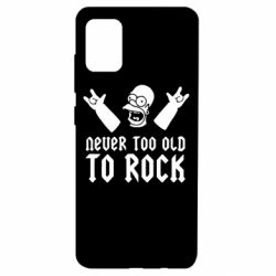 Чехол для Samsung A51 Never old to rock (Gomer)