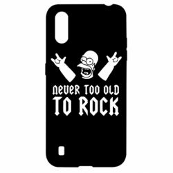 Чохол для Samsung A01 / M01 Never old to rock (Gomer)
