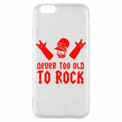Чохол для iPhone 6/6S Never old to rock (Gomer)