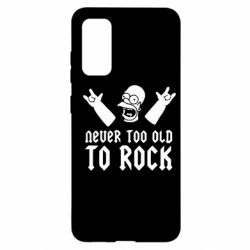 Чехол для Samsung S20 Never old to rock (Gomer) - PrintSalon