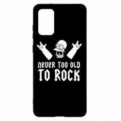 Чехол для Samsung S20+ Never old to rock (Gomer) - PrintSalon