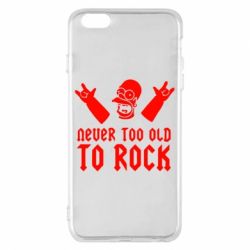 Чехол для iPhone 6 Plus/6S Plus Never old to rock (Gomer)