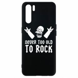 Чехол для Oppo A91/Reno3 Never old to rock (Gomer) - PrintSalon