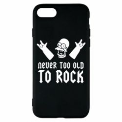 Чехол для iPhone 7 Never old to rock (Gomer) - PrintSalon