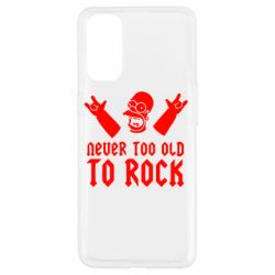 Чехол для Oppo Reno 4 Never old to rock (Gomer) - PrintSalon