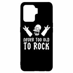 Чехол для Oppo Reno 5 Lite Never old to rock (Gomer) - PrintSalon