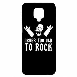 Чохол для Xiaomi Redmi Note 9S / 9Pro / 9Pro Max Never old to rock (Gomer)-PrintSalon Чохол для Xiaomi Redmi Note 9S / 9Pro / 9Pro Max Never old to rock (Gomer)