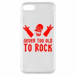 Чехол для iPhone 8 Never old to rock (Gomer) - PrintSalon