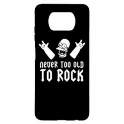 Чехол для Xiaomi Poco X3 Never old to rock (Gomer)