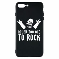 Чехол для iPhone 8 Plus Never old to rock (Gomer) - PrintSalon