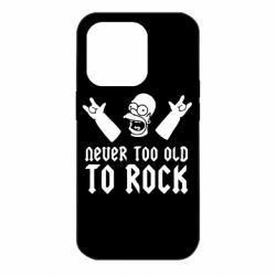 Чехол для iPhone 14 Pro Never old to rock (Gomer) - PrintSalon