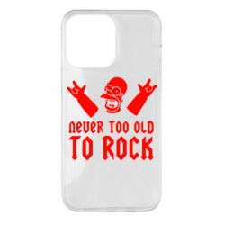 Чехол для iPhone 14 Pro Max Never old to rock (Gomer) - PrintSalon