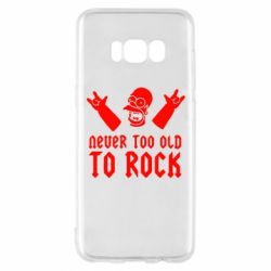 Чехол для Samsung S8 Never old to rock (Gomer)-PrintSalon Чехол для Samsung S8 Never old to rock (Gomer)