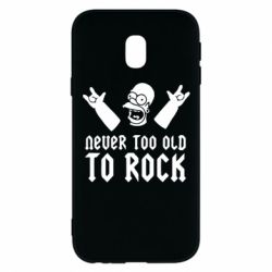 Чехол для Samsung J3 2017 Never old to rock (Gomer) - PrintSalon