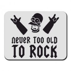 Коврик для мыши Never old to rock (Gomer) - PrintSalon