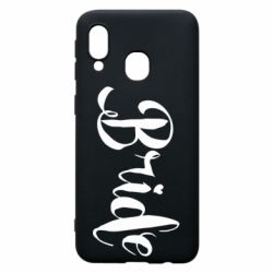 Чехол для Samsung A40 Невеста - PrintSalon