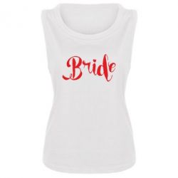 Женская майка Невеста - PrintSalon