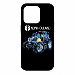 Чехол для iPhone 14 Pro New Holland tractor