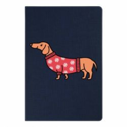 Блокнот с принто New Year's Dachshund - PrintSalon